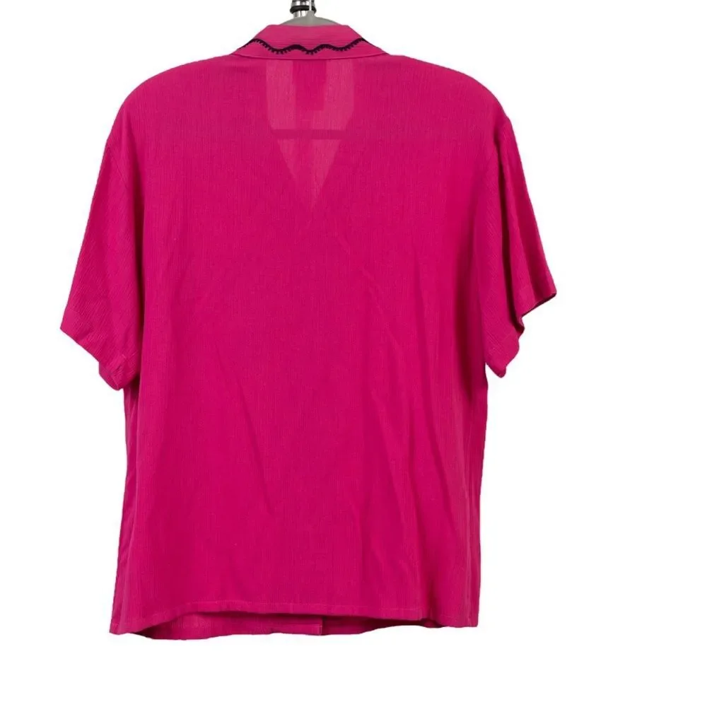 Vintage Koret Petite pink buttons down shirt size S
